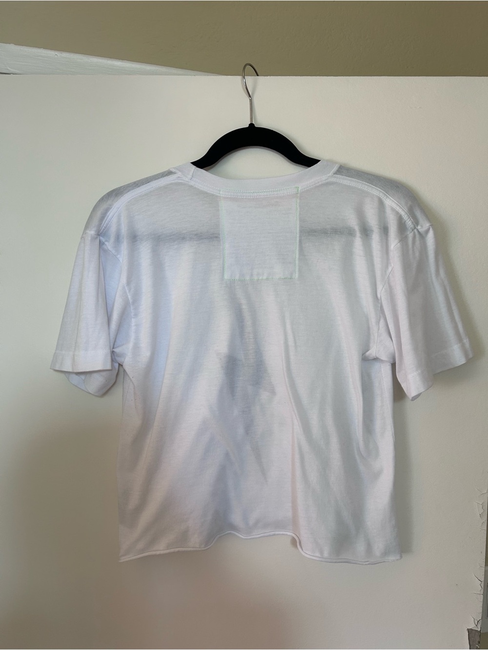 Aviator Nation White Tee with Black Lightning Graphic - Picture 5 of 5